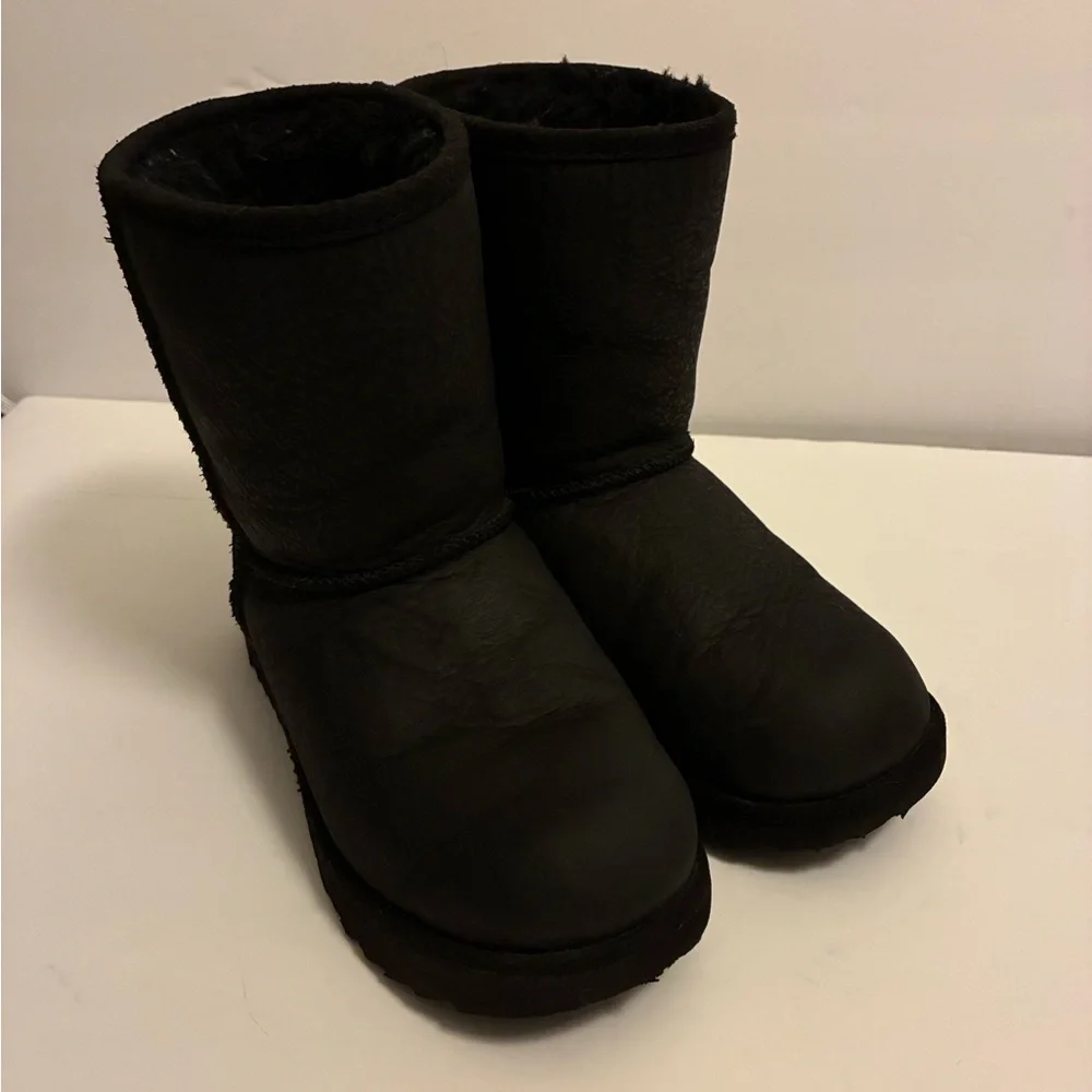 Cozy Black Kids Ugg Boots